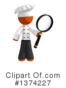 Orange Man Chef Clipart #1374227 by Leo Blanchette