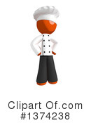 Orange Man Chef Clipart #1374238 by Leo Blanchette