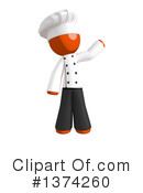 Orange Man Chef Clipart #1374260 by Leo Blanchette