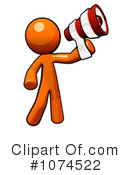 Orange Man Clipart #1074522 by Leo Blanchette