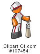 Orange Man Clipart #1074541 by Leo Blanchette