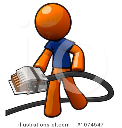 Cable Clipart #1074547 by Leo Blanchette