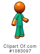 Orange Man Clipart #1083097 by Leo Blanchette