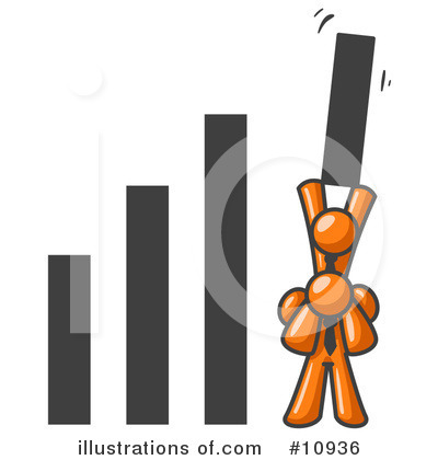 Royalty-Free (RF) Orange Man Clipart Illustration by Leo Blanchette - Stock Sample #10936