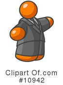 Orange Man Clipart #10942 by Leo Blanchette