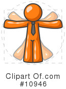 Orange Man Clipart #10946 by Leo Blanchette