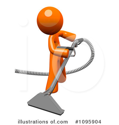 Royalty-Free (RF) Orange Man Clipart Illustration by Leo Blanchette - Stock Sample #1095904