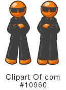 Orange Man Clipart #10960 by Leo Blanchette