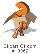 Orange Man Clipart #10962 by Leo Blanchette