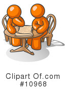 Orange Man Clipart #10968 by Leo Blanchette