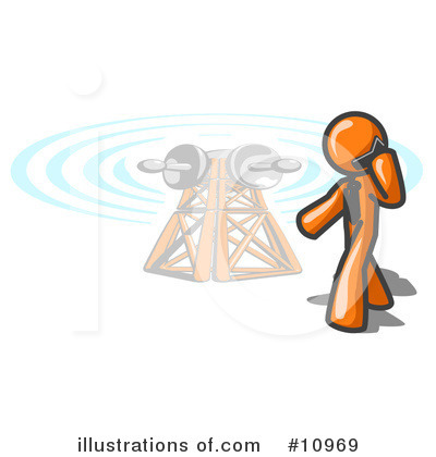 Communications Tower Clipart #10969 by Leo Blanchette
