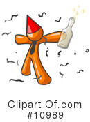 Orange Man Clipart #10989 by Leo Blanchette