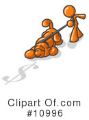 Orange Man Clipart #10996 by Leo Blanchette