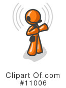 Orange Man Clipart #11006 by Leo Blanchette