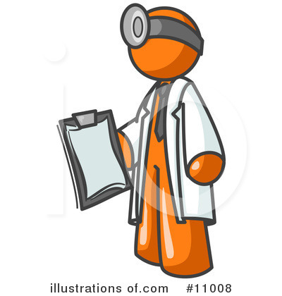 Royalty-Free (RF) Orange Man Clipart Illustration by Leo Blanchette - Stock Sample #11008