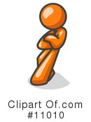Orange Man Clipart #11010 by Leo Blanchette