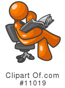 Orange Man Clipart #11019 by Leo Blanchette