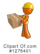 Orange Man Clipart #1276401 by Leo Blanchette