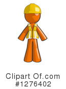 Orange Man Clipart #1276402 by Leo Blanchette