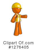 Orange Man Clipart #1276405 by Leo Blanchette