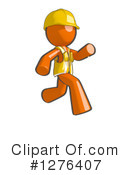 Orange Man Clipart #1276407 by Leo Blanchette