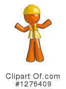 Orange Man Clipart #1276409 by Leo Blanchette