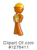Orange Man Clipart #1276411 by Leo Blanchette