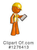 Orange Man Clipart #1276413 by Leo Blanchette
