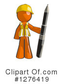 Orange Man Clipart #1276419 by Leo Blanchette