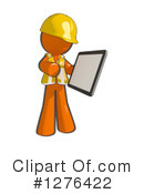 Orange Man Clipart #1276422 by Leo Blanchette