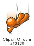 Orange Man Clipart #13186 by Leo Blanchette