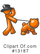 Orange Man Clipart #13187 by Leo Blanchette