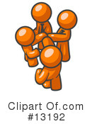 Orange Man Clipart #13192 by Leo Blanchette