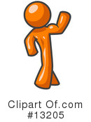 Orange Man Clipart #13205 by Leo Blanchette