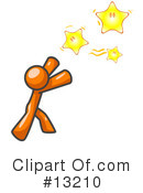 Orange Man Clipart #13210 by Leo Blanchette