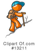 Orange Man Clipart #13211 by Leo Blanchette