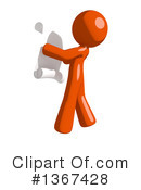 Orange Man Clipart #1367428 by Leo Blanchette