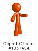 Orange Man Clipart #1367434 by Leo Blanchette