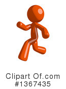 Orange Man Clipart #1367435 by Leo Blanchette
