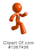 Orange Man Clipart #1367436 by Leo Blanchette