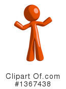 Orange Man Clipart #1367438 by Leo Blanchette