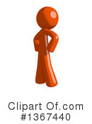 Orange Man Clipart #1367440 by Leo Blanchette