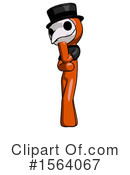 Orange Man Clipart #1564067 by Leo Blanchette