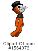 Orange Man Clipart #1564073 by Leo Blanchette