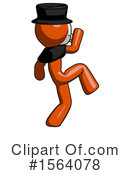 Orange Man Clipart #1564078 by Leo Blanchette