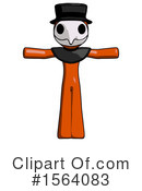Orange Man Clipart #1564083 by Leo Blanchette