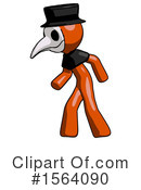 Orange Man Clipart #1564090 by Leo Blanchette