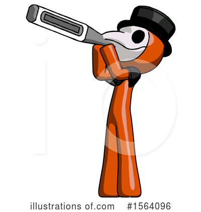 Royalty-Free (RF) Orange Man Clipart Illustration by Leo Blanchette - Stock Sample #1564096