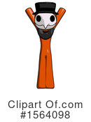 Orange Man Clipart #1564098 by Leo Blanchette