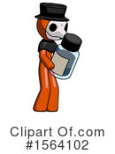 Orange Man Clipart #1564102 by Leo Blanchette
